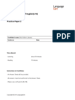 LTE A1-C2 PP2 - Exam Paper