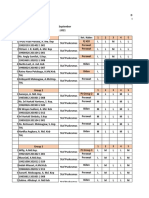 Jadwal September New