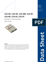 LEA 4x - Data - Sheet (GPS.G4 MS4 06143)