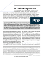 A Draf Map of The Human Proteome