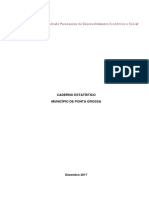 Caderno Estatístico Ponta Grossa