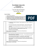 Contineous Assessment - 02 - MBA - SCM - (Question Set - A)