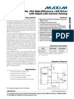 1.5Mhz, 30A High-Efficiency, Led Driver With Rapid Led Current Pulsing