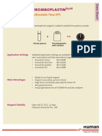 Hemostat Thromboplastin: Determination of Prothrombin Time (PT)