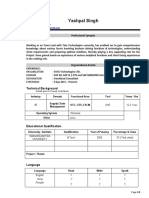 Yashpal Profile SD GTS