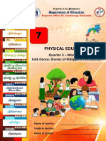 Physical Education: Quarter 3 - Module 2: Folk Dance: (Forms of Philippine Folk Dance)