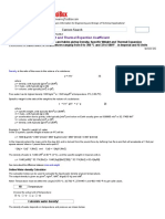 Water - Density, Specific Weight and Thermal Expantion Coefficient