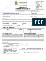 Business Registration Interview Form - 2008 (Revised)