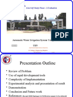 4 TH Sem Self Study Phase - 2 Evaluation: Automatic Water Irrigation System Using Arduino USN