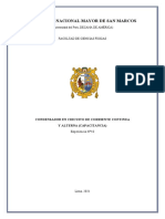 Condensador en Circuito de Corriente Continua y Alterna (Capacitancia)