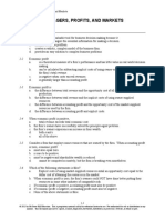 Chapter 1: Managers, Profits, and Markets: Multiple Choice