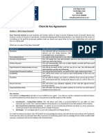 Base Financial Client and Fee Agreement