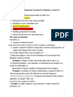 Unit One Chemistry