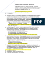 Formulación y Análisis de Proyectos Parcil