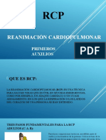 RCP (Reanimación Cardiopulmonar)