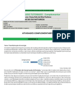 Atividade Complementar 8° Ano