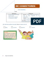 Tipos de Conectores para Quinto Grado de Primaria