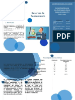 Folleto Reservas de Saneamiento