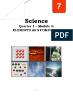 Science: Quarter 1 - Module 3: Elements and Compounds