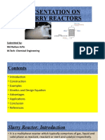 Presentation On Slurry Reactors