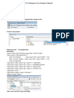 Create A Simple Calculator Application Using Servlet.: T.Y.I.T Enterprise Java Student's Manual