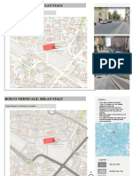 Bosco Verticale, Milan Italy: Map Showing Road Joining The Neighbourhood