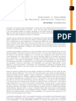 Avaliacao e Qualidade de Recursos Educativos Digitais CadernosSACAUSEF V Jose Luis Ramos