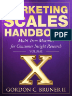 Gordon C. Bruner II - Marketing Scales Handbook, Volume 10 - Multi-Item Measures For Consumer Insight Research-GCBII Productions (2019)