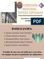 Corrosion Industrial - Topicos Especiales