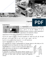 Capacitance & Capacitors