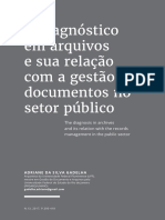 Diagnostico em Arquivos e Gestão de Documentos - Adriane Gadelha