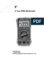 MT-1236 3-5/6 True RMS Multimeter: User's Manual 1 Edition, 2020 2020