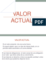 Diapositivas de El Valor