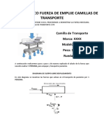 Fuerzas para Empuje de Camillas