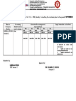 In Compliance With The Deped Order No. 011, S. 2020, Hereby I Submitting The Workweek Plan For The Period: September