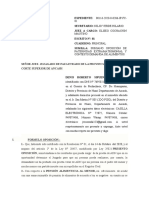 Caso Oposicion Filiacion y Contestacion de La Demanda