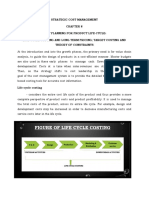 Strategic Cost Management Cost Planning For Product Life-Cycle: Life-Cycle Costing and Long-Term Pricing Target Costing and Theory of Constraints