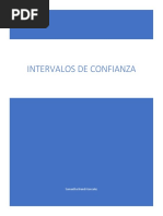 Intervalos de Confianza