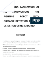 Design and Fabrication of An Autonomous Fire