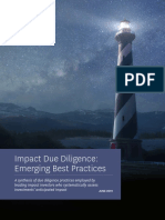 PCV - Impact Due Diligence Emerging Best Practices