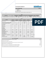 Bajaj Allianz Life Insurance Company Ltd. Statement of Product Value