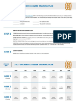 Marathon Training Plan 42.2 Beginner - Miles