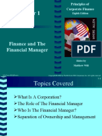 Finance and The Financial Manager: Eighth Edition