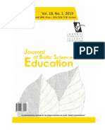 Journal of Baltic Science Education, Vol. 18, No. 1, 2019