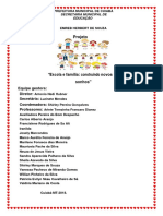 Projeto Familia e Escola Construindo Junto Novos SONHOS