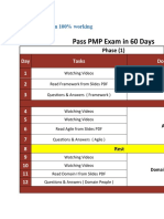 Pass PMP Exam in 60 Days: PMP Study Plan 100% Working