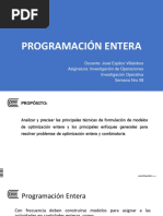 Semana 08 Programacion Entera