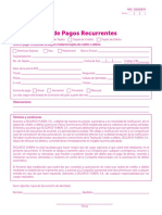 Formularios Pago Recurrente - Seguros Yunen