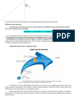 El Origen de Las Primeras Formas de Vida en La Tierra Primitiva. Propiedades Del Agua Que Permitieron El Origen Guía - Biología