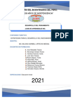 Ga 8 - Desarrollo Del Pensamiento - Informe - Exposiciòn - Grupo 1 y 5